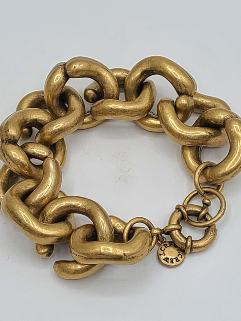 J Crew Gold Tone Chunky Link Bracelet